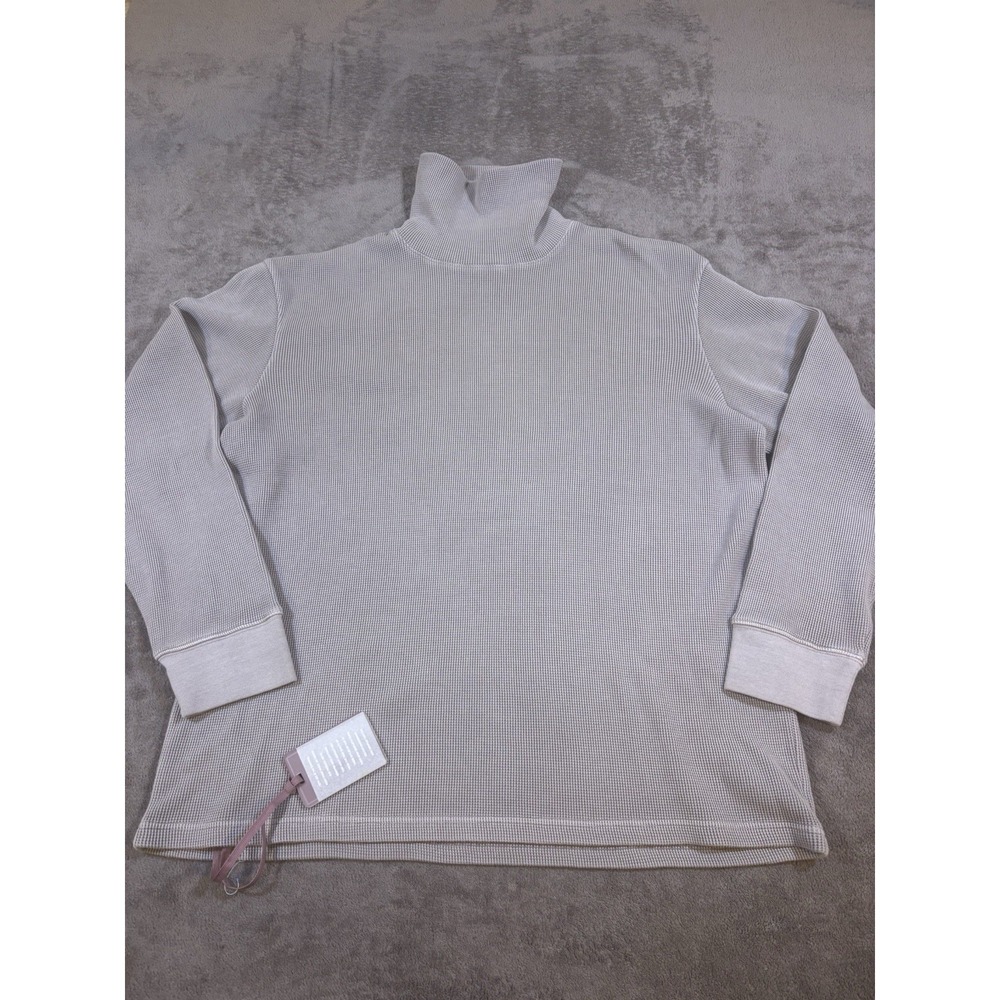 NWT Kith Payton Turtleneck Thermal Sweater Quicksand Beige Mens XL